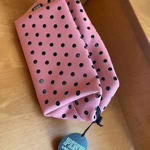Pink beauty bag with small bag